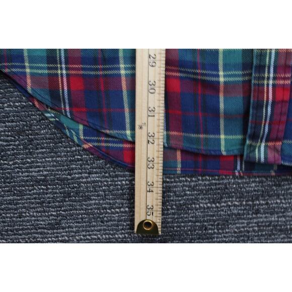 Ralph Lauren Mens Plaid Flannel Shirt XL - Picture 9 of 14